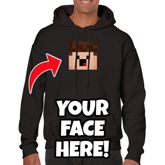 Minefaces Custom Hoodie - Your Face Here!